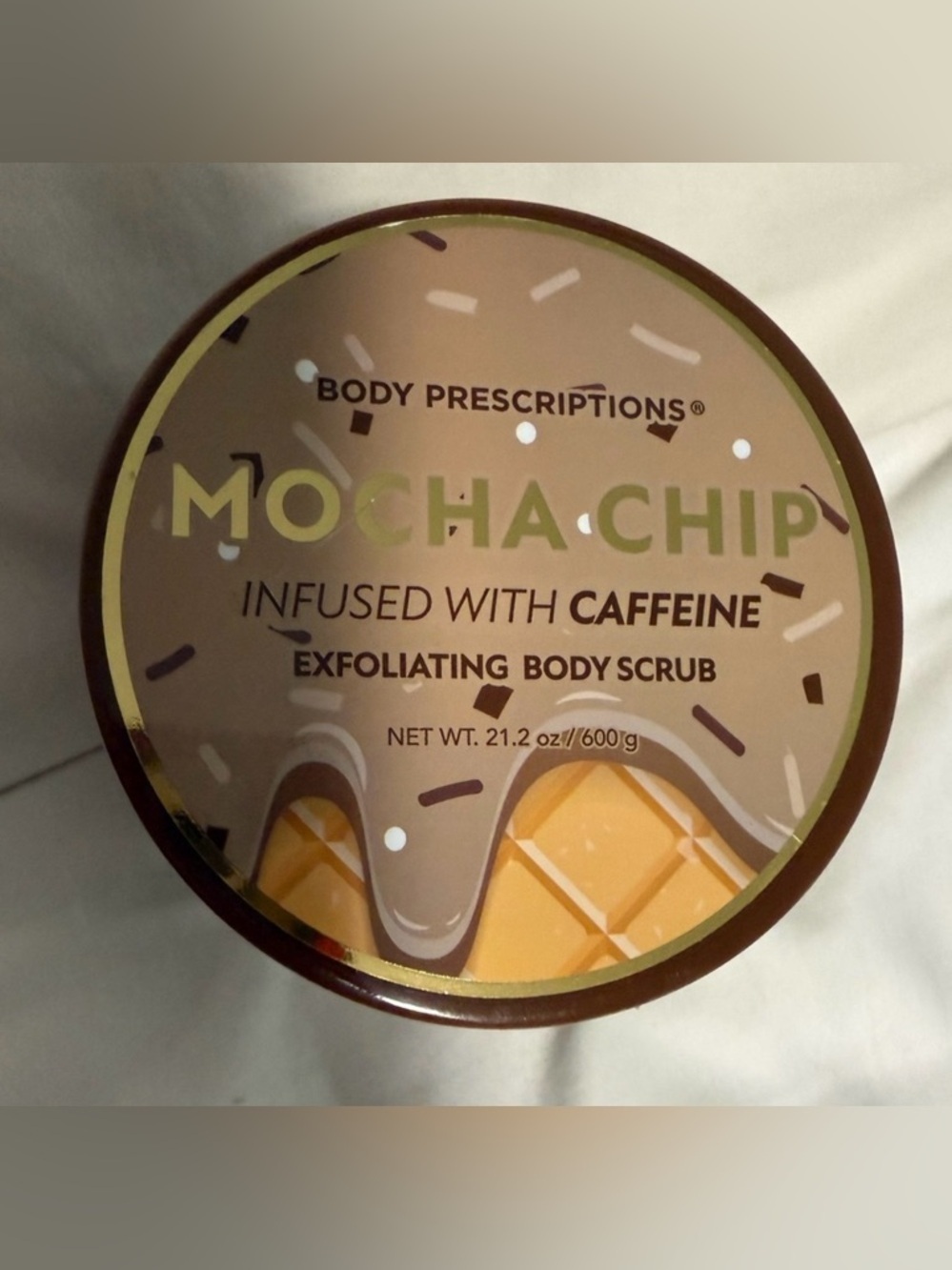 Body Scrub Exfoliating Mocha Chip Infused with Caffeine!! NEW